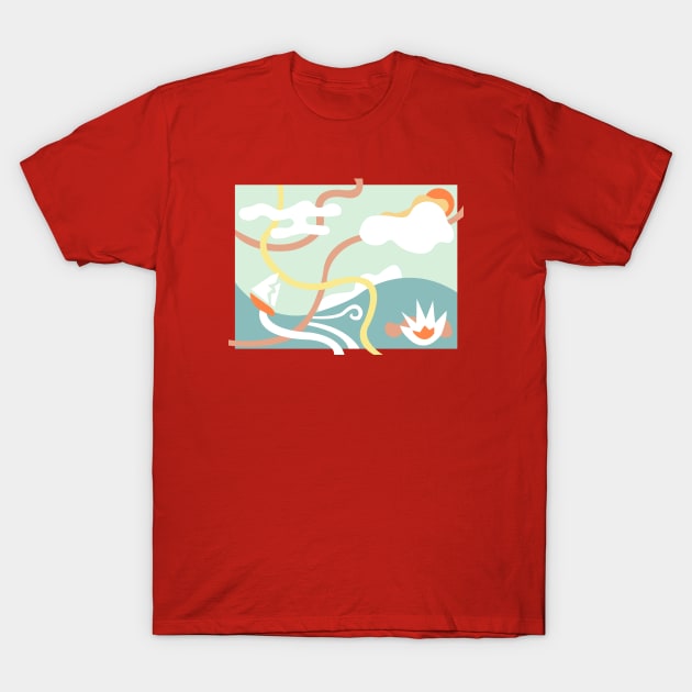 Boat Fire T-Shirt by PaulStouffer